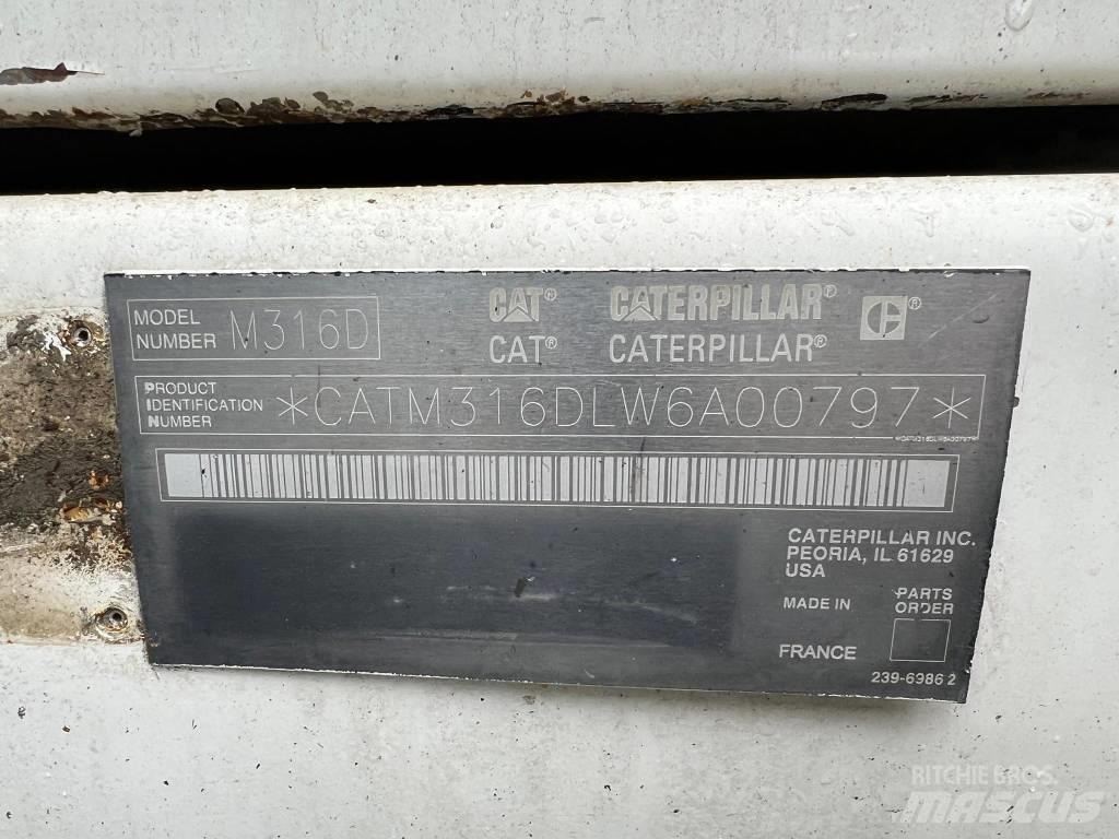 CAT 316 d 轮式挖掘机