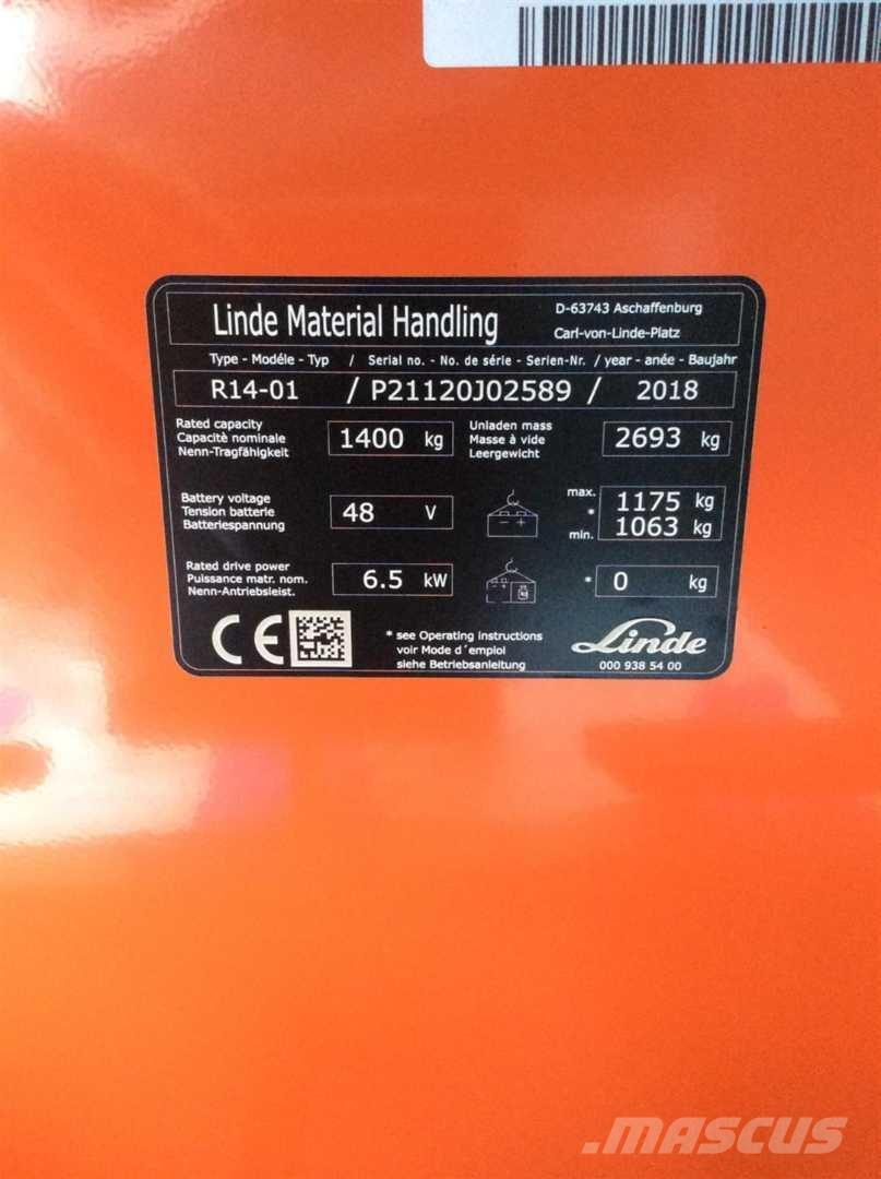 Linde R14 前移式叉车