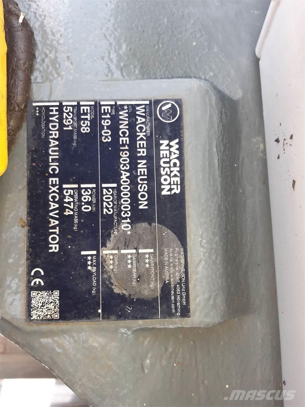 Wacker Neuson ET58 履带挖掘机