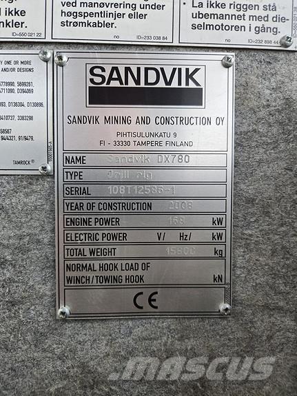 Sandvik DX780 钻孔机
