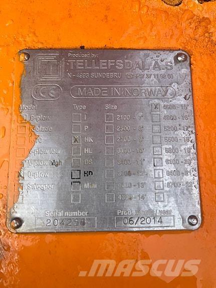 Tellefsdal 4600 H2 推雪机