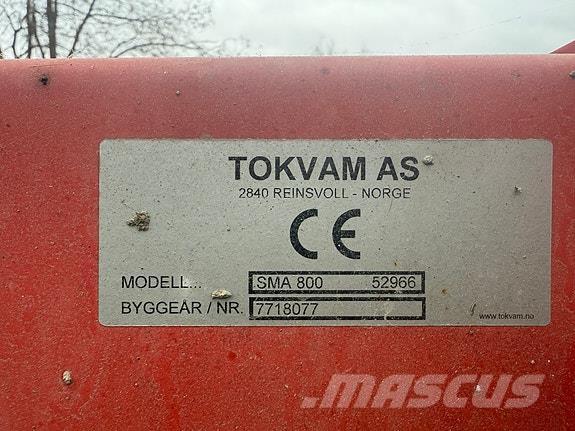 Tokvam SMA 800 其他清扫车和扫雪车