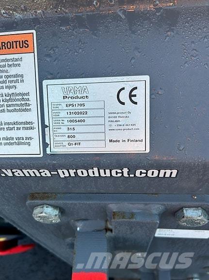 Vama 1,7 meter 其他清扫车和扫雪车