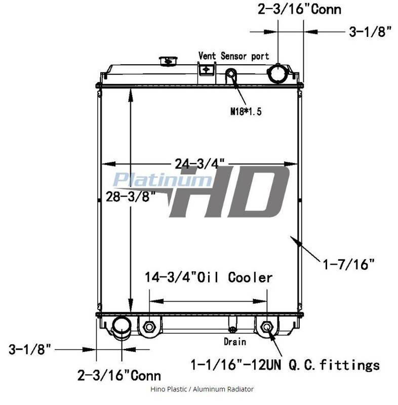 Hino 145 散热器