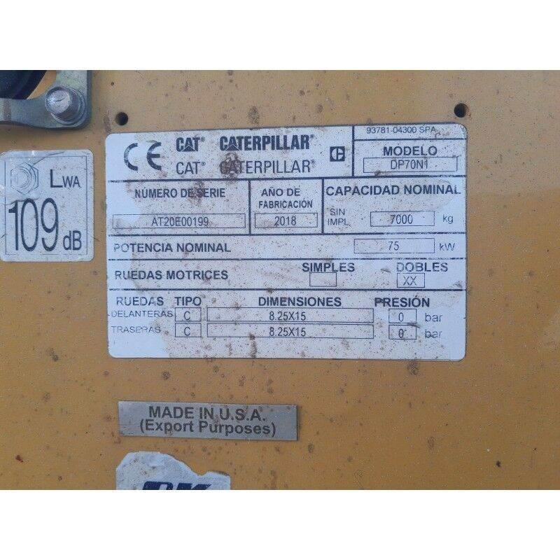 CAT DP70N1 柴油叉车
