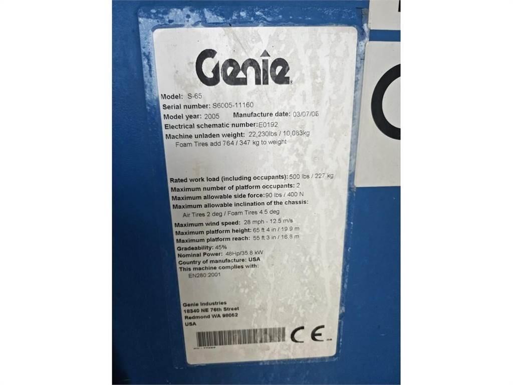 Genie S-65 直臂高空工作平台