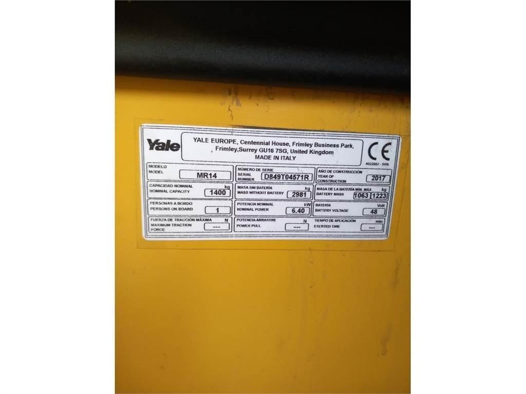 Yale MR14 前移式叉车