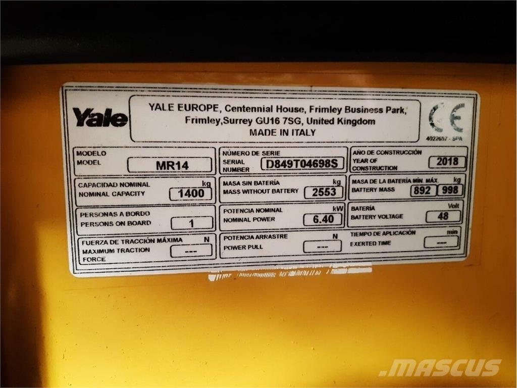 Yale MR14 物流运输-其他