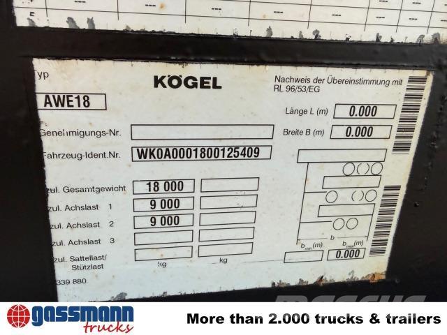 Kögel AWE 18 其他拖车