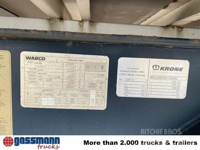 Krone AZW 18 其他拖车