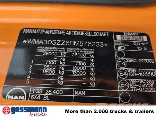 MAN TGS 26.400 6X4 BL 平板车