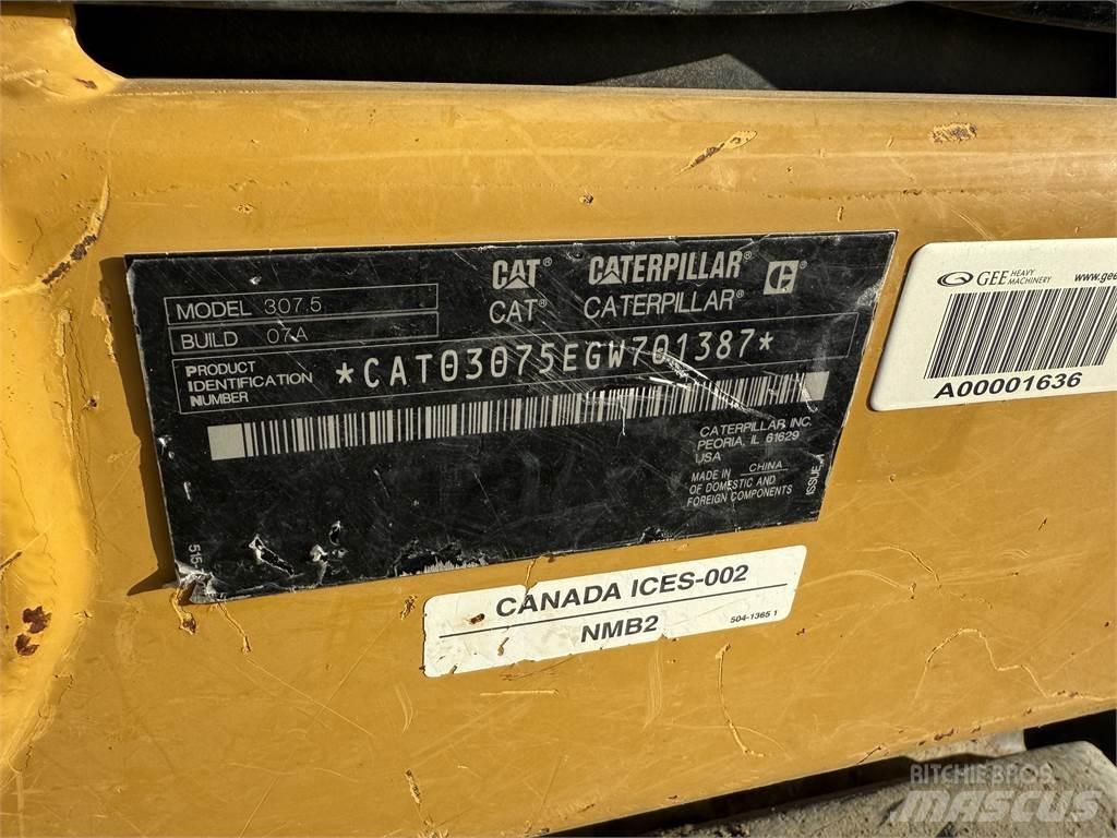 CAT 307.5 履带挖掘机