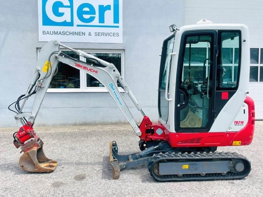 Takeuchi TB216 小型挖掘机