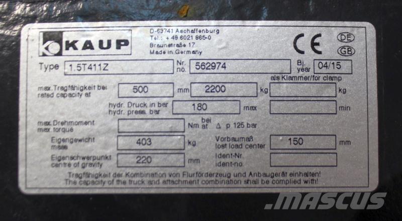 Kaup 1,5T411Z 其他附件和组件