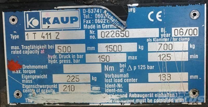 Kaup 1T411Z 其他附件和组件