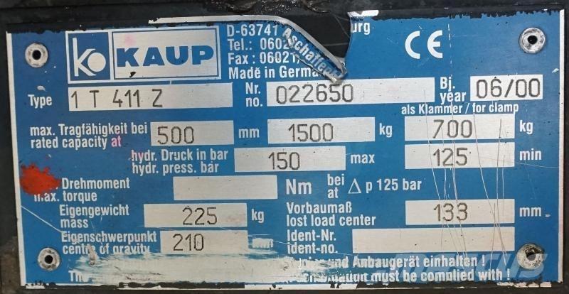 Kaup 1T411Z 其他附件和组件