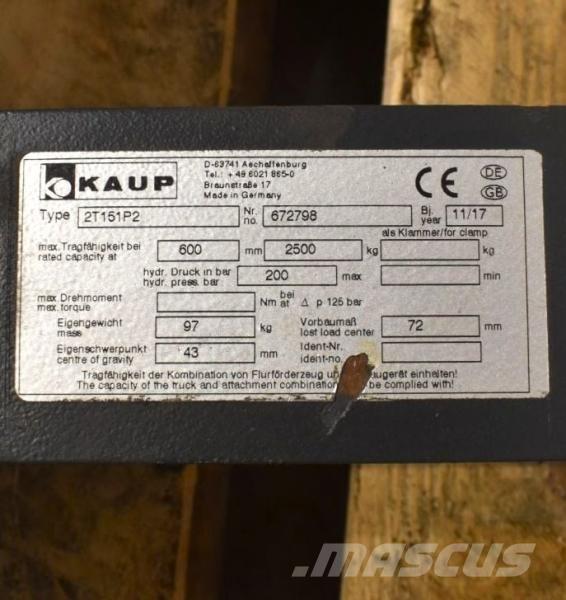 Kaup 2T151P2 其他附件和组件