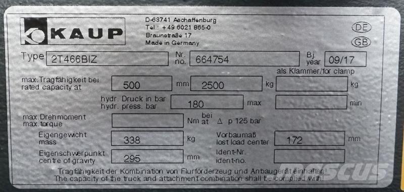 Kaup 2T466BIZ 其他附件和组件
