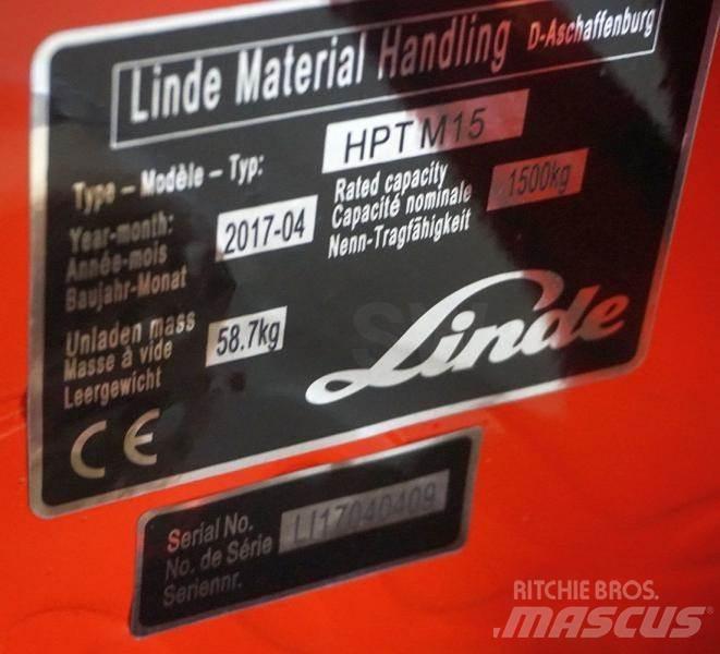 Linde HPT M 15 手动码垛机