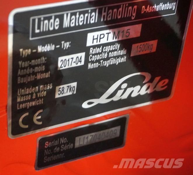 Linde HPT M 15 手动码垛机