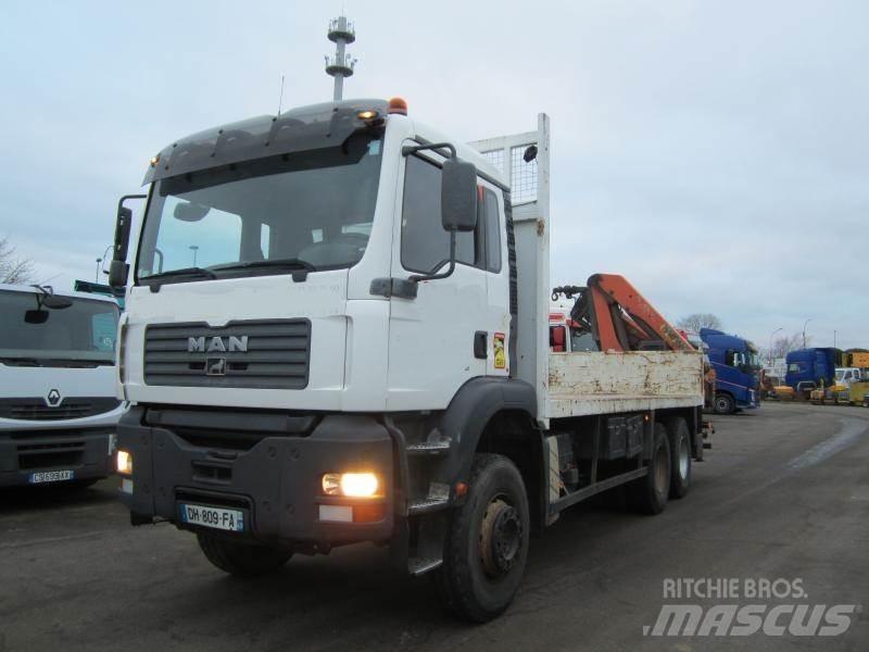 MAN TGA 平板栏板货车