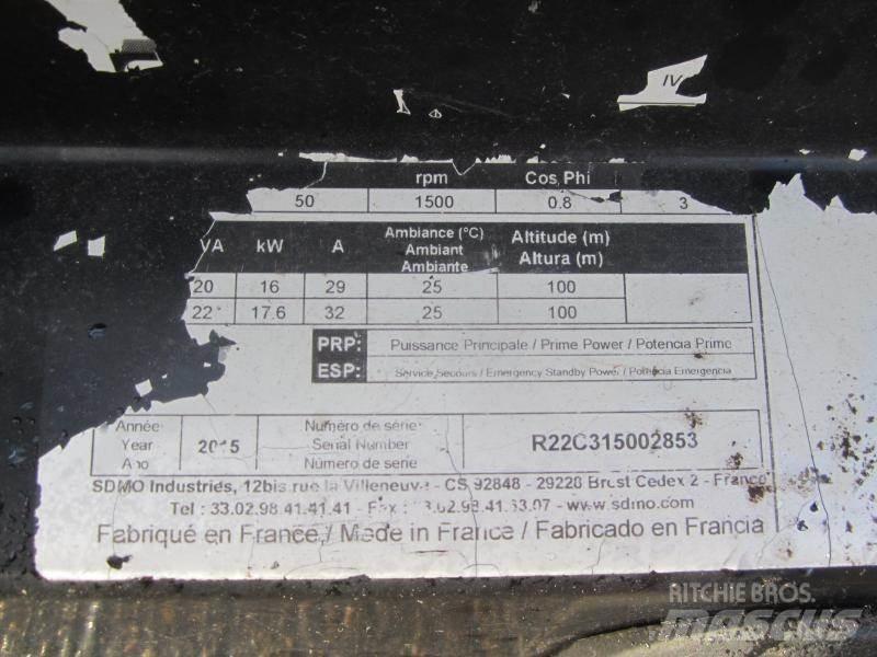 Sdmo R22 柴油发电机