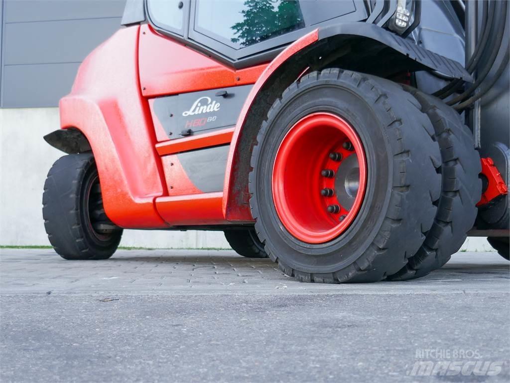 Linde H 80D-03/900 柴油叉车