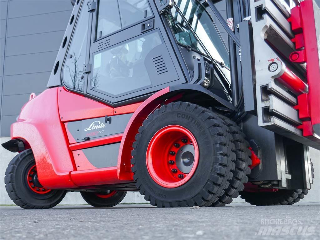 Linde H 80D-03/900 柴油叉车