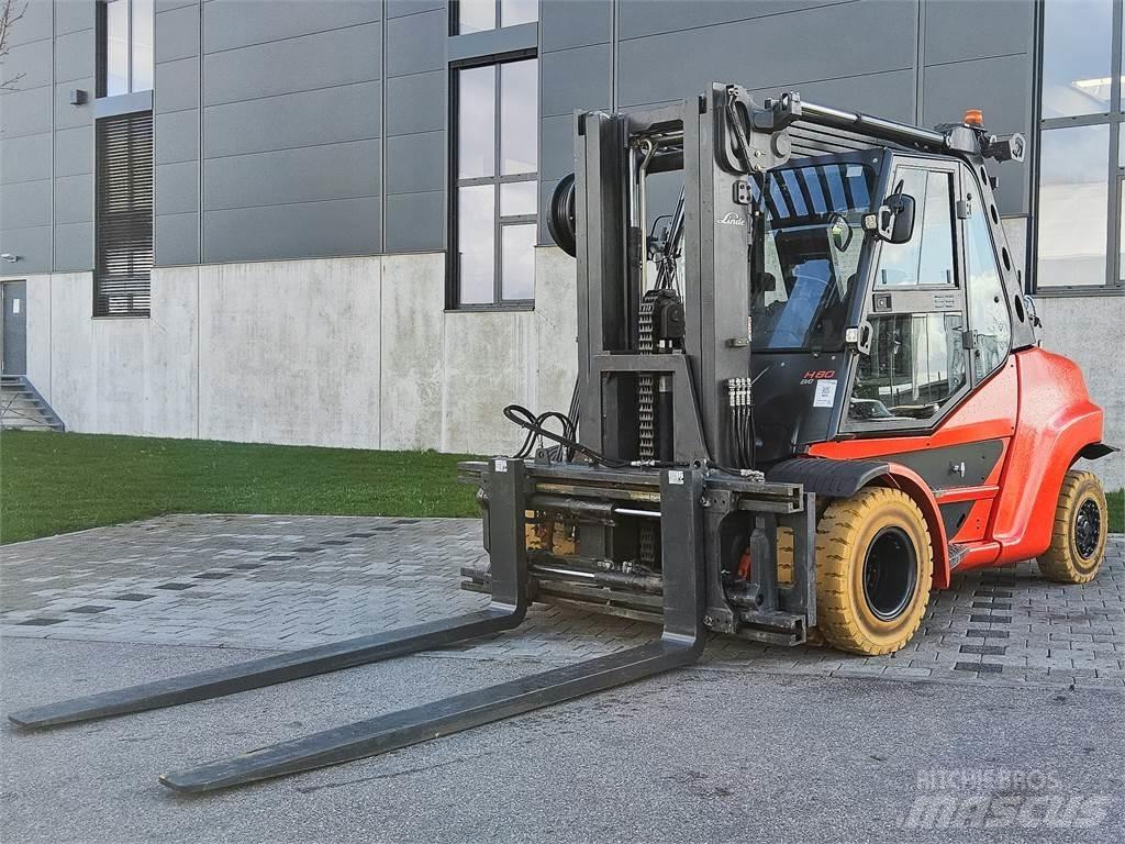 Linde H 80T-03/900 天然气叉车