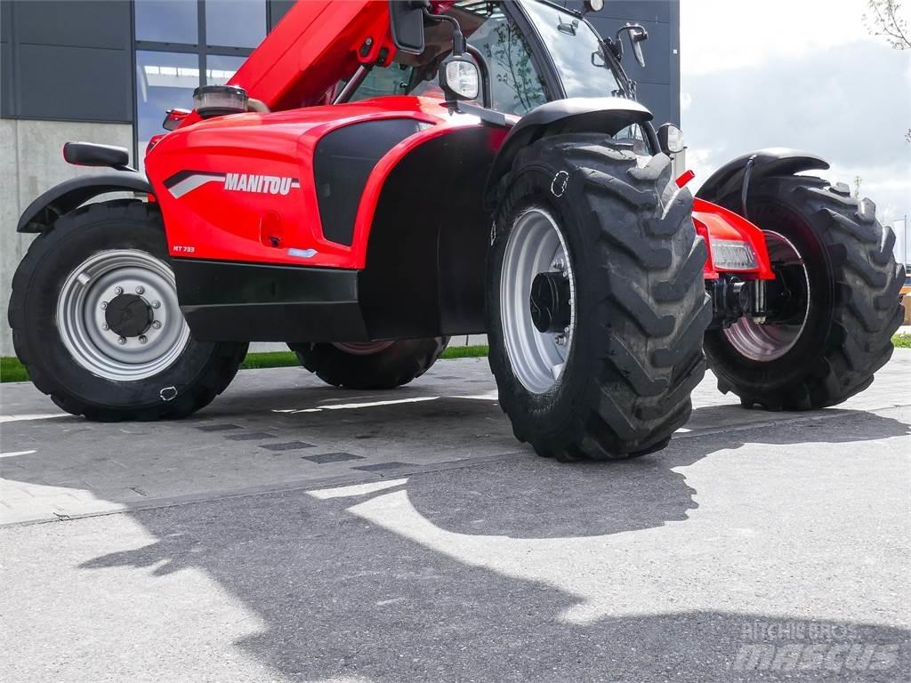 Manitou MT 733 伸缩臂叉装车|叉装车