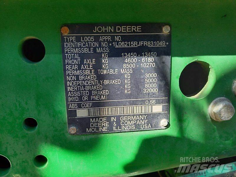 John Deere 6215R 拖拉机/农用车