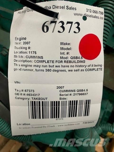 Cummins QSB4.5 发动机