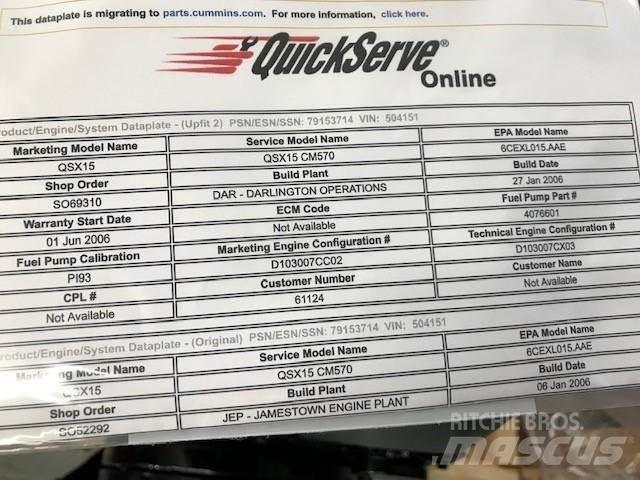 Cummins QSX15 发动机