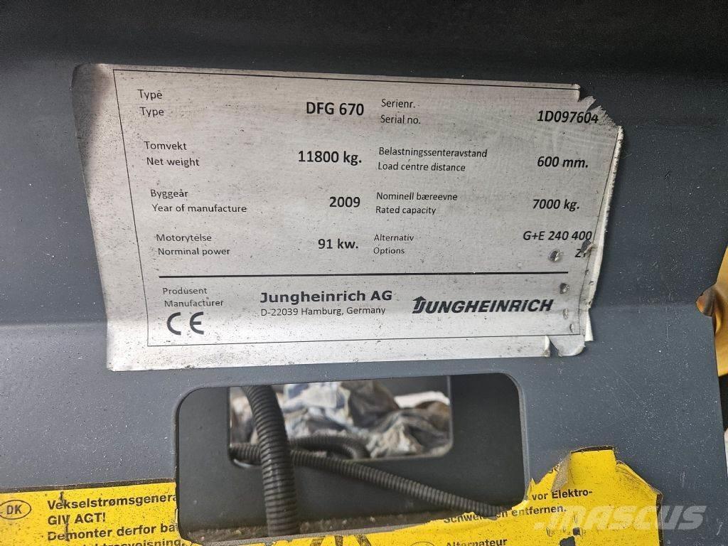 Jungheinrich DFG670 柴油叉车