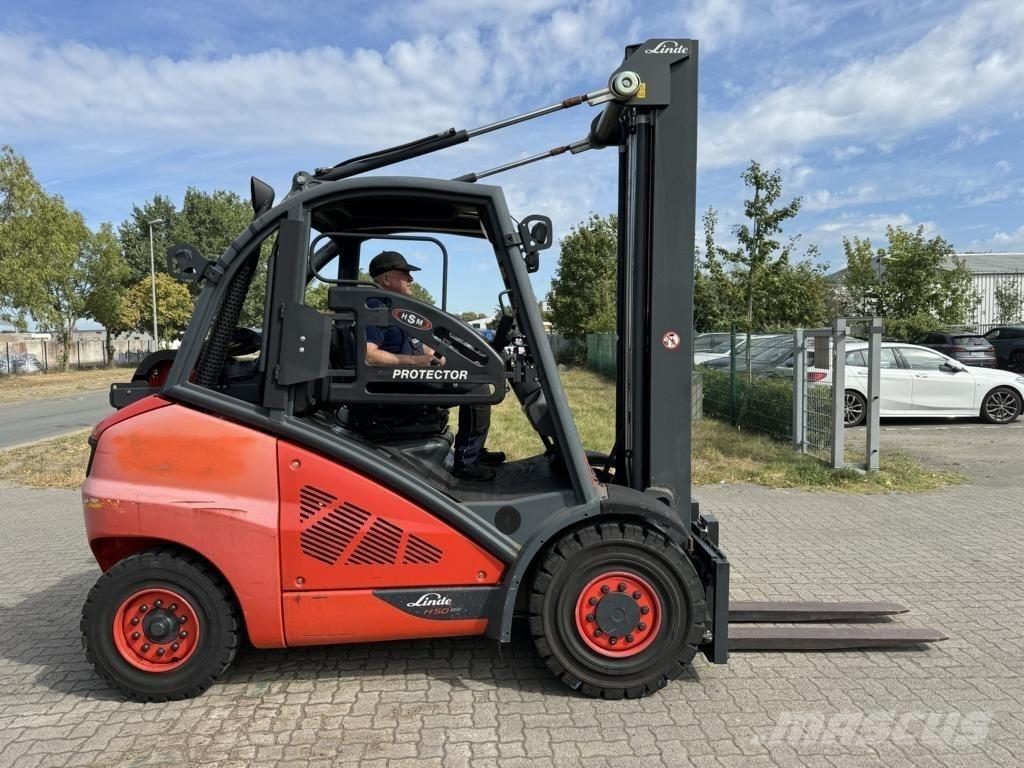 Linde H50T 天然气叉车