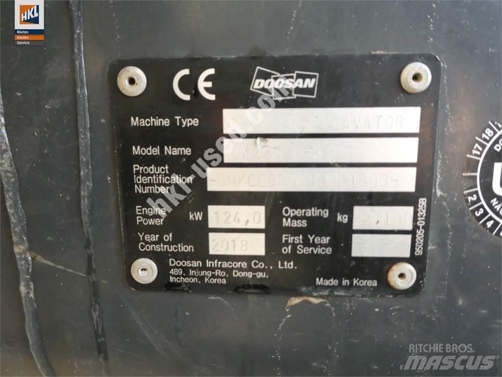 Doosan DX 225 LC-5 履带挖掘机