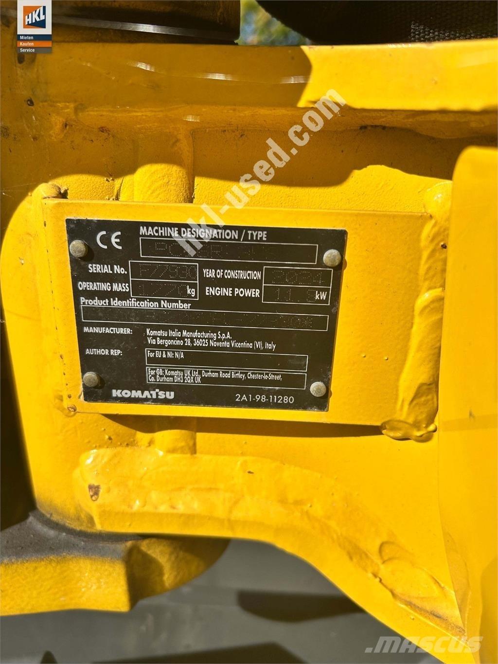 Komatsu PC 16 R-3HS 小型挖掘机