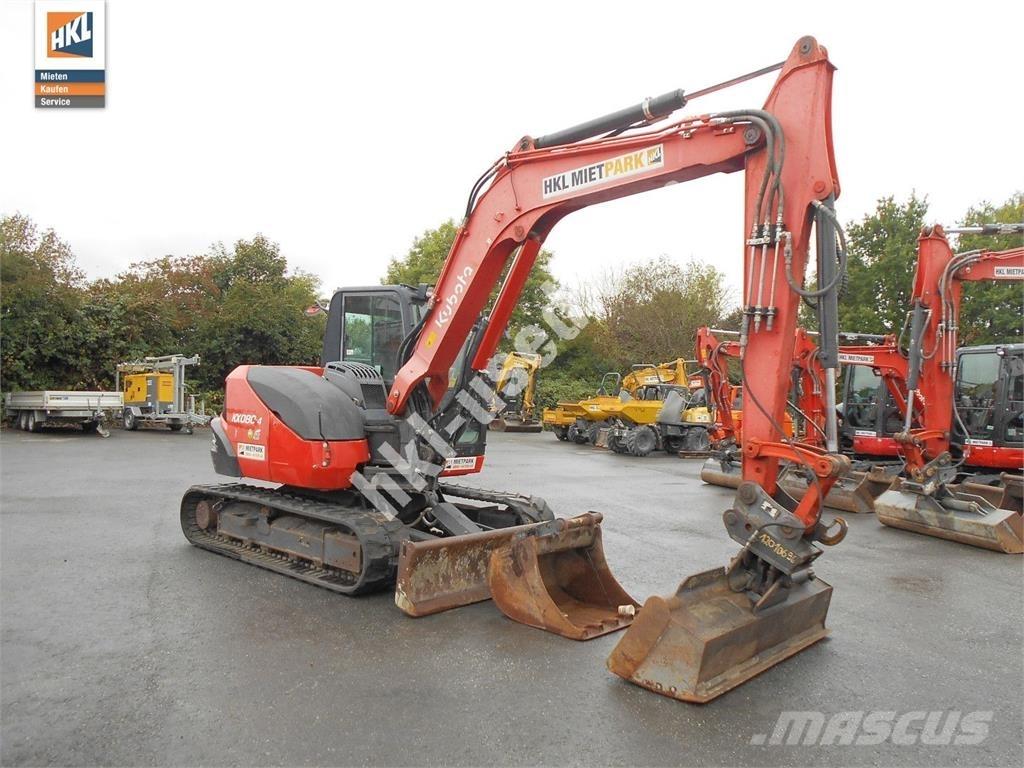 Kubota KX 080-4 小型挖掘机