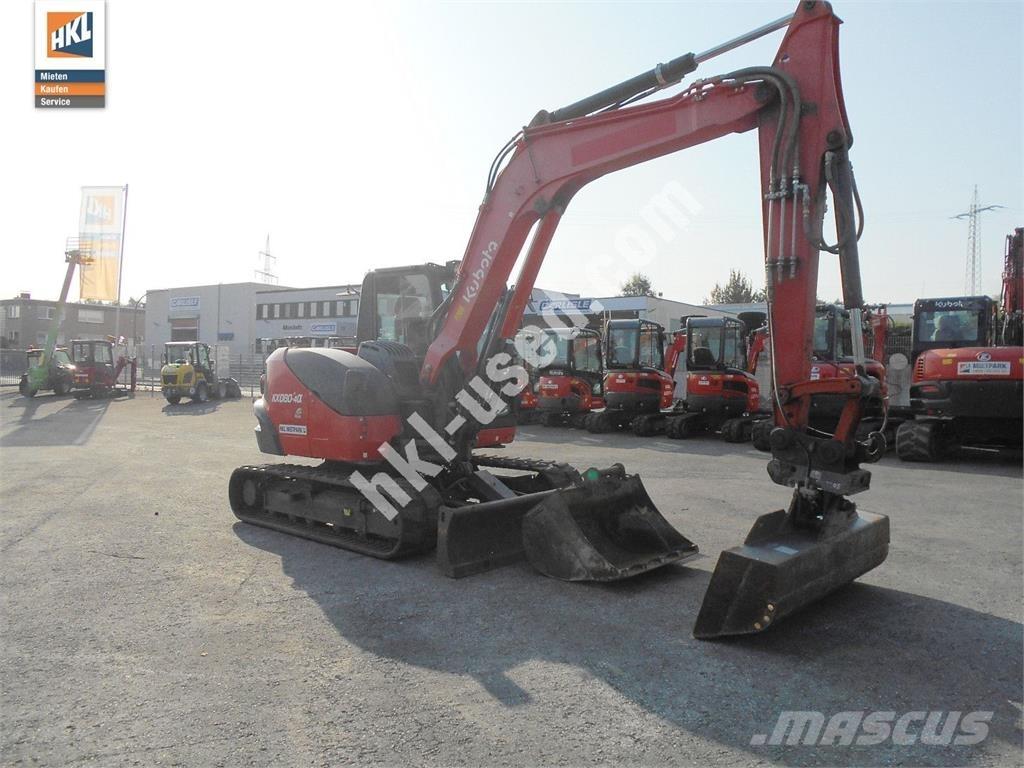 Kubota KX 080-4 小型挖掘机