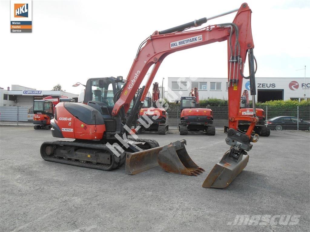 Kubota KX 080-4 小型挖掘机