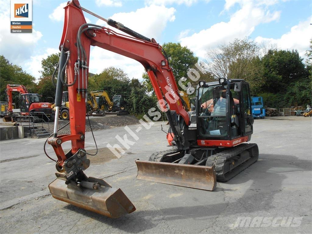 Kubota KX 080-4 小型挖掘机