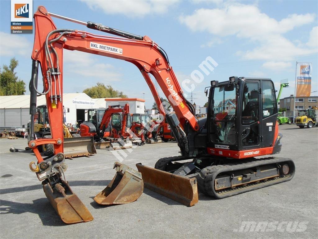 Kubota KX 080-4 小型挖掘机