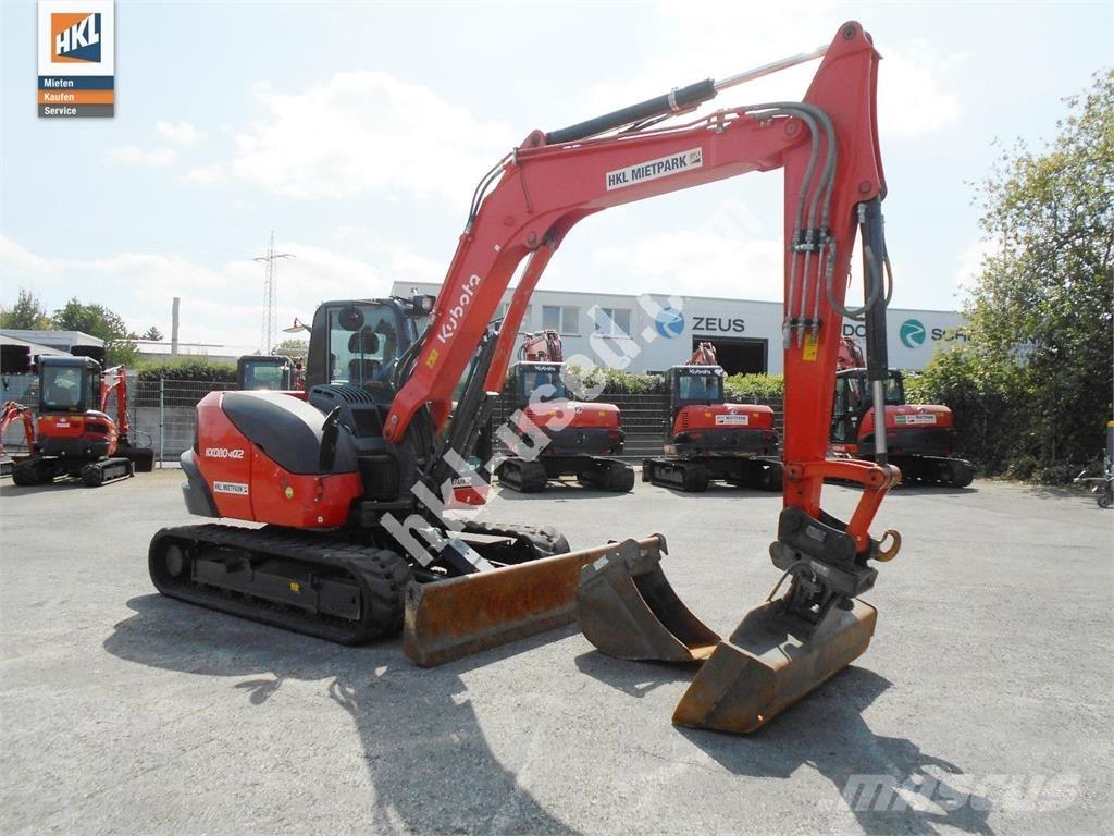 Kubota KX 080-4 小型挖掘机