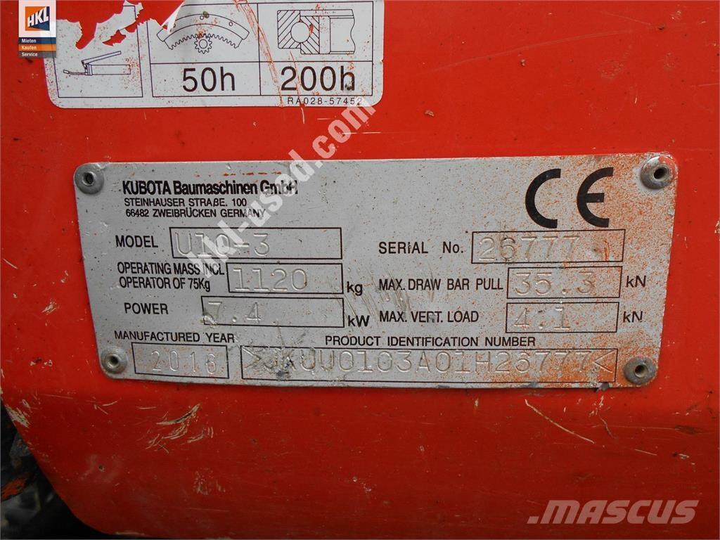 Kubota U 10-3 小型挖掘机