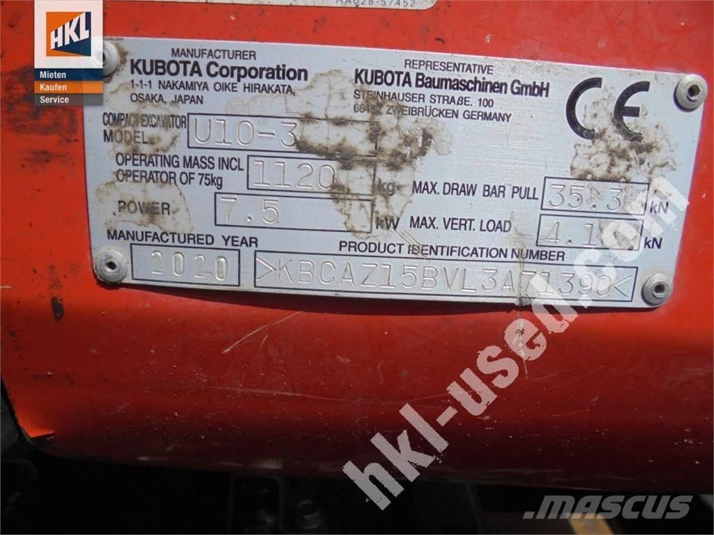 Kubota U 10-3 小型挖掘机