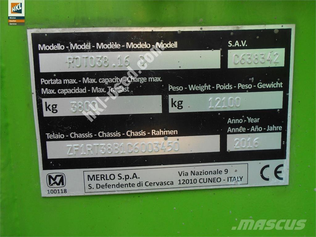 Merlo ROTO 38.16 S 伸缩臂叉装车|叉装车
