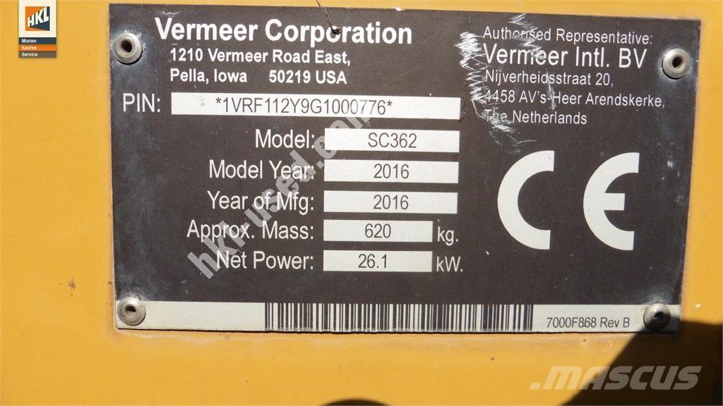 Vermeer SC 362 建筑机械-其他