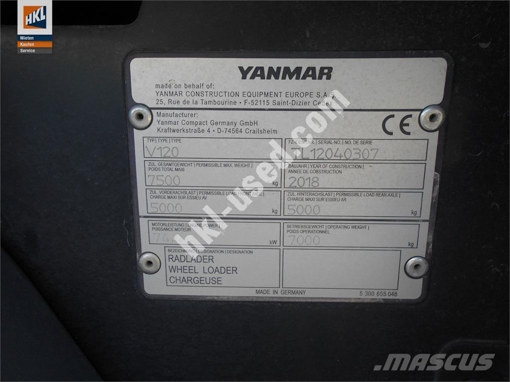 Yanmar V 120 轮式装载机