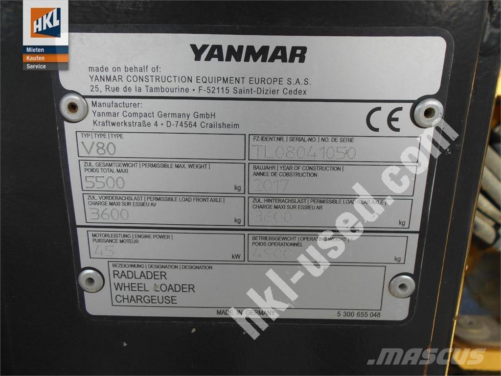 Yanmar V 80 轮式装载机