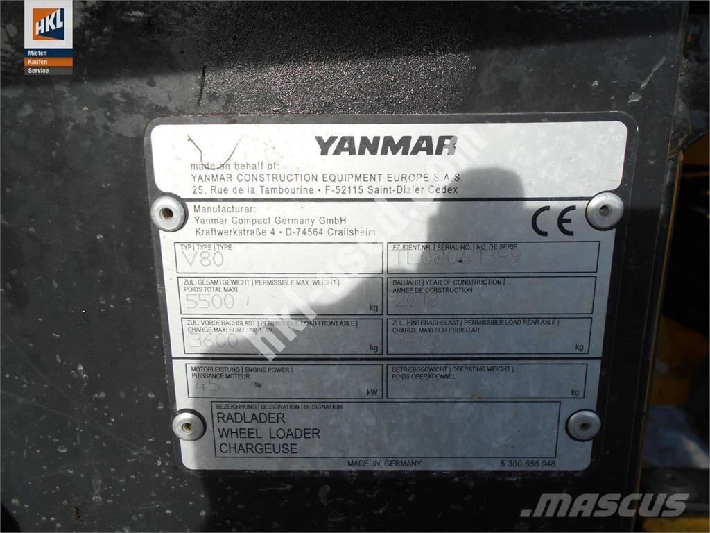 Yanmar V 80 轮式装载机